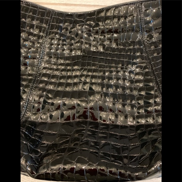 Brighton Leather Reptile Shoulder Bag incl matching Organizer Wallet - Picture 6 of 13